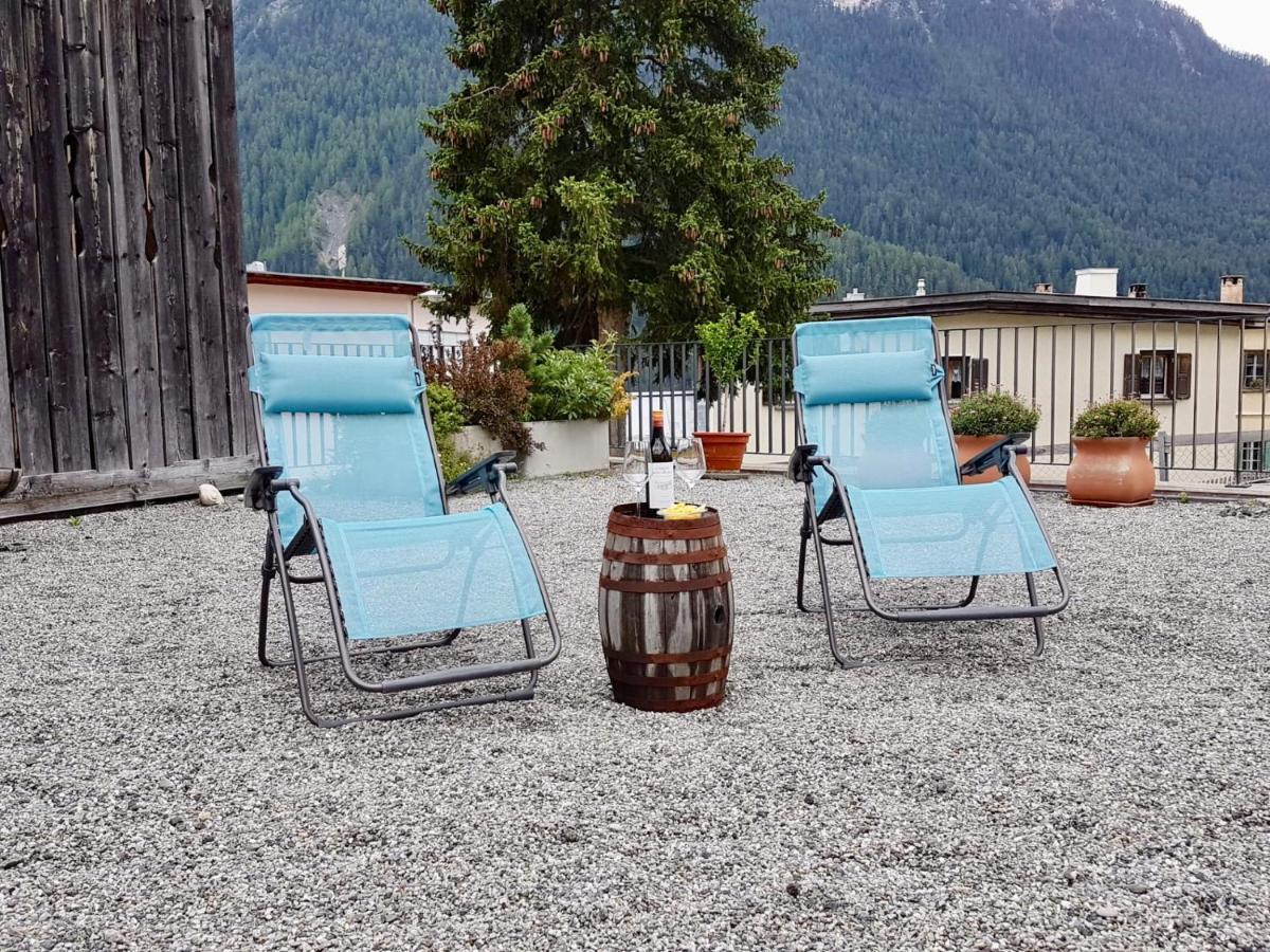 Chasa Nogler - Ferienwohnung Ramosch Exteriör bild